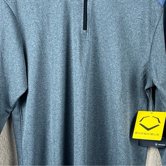 EvoShield Men's Pro Team Quarter Zip Pullover Shirt - Picture 7 of 9